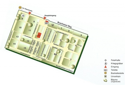 Lageplan Friedhof Staaken